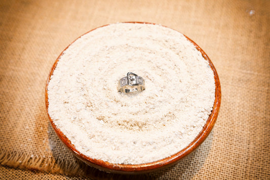 925 Sterling silver BELT design unisex band