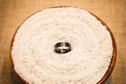 925 Sterling silver FENDI design gents band ring