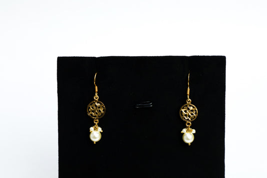 22KARAT GOLD PLATED ,925 STERLING SILVER CHILAAI WORK LOOPS