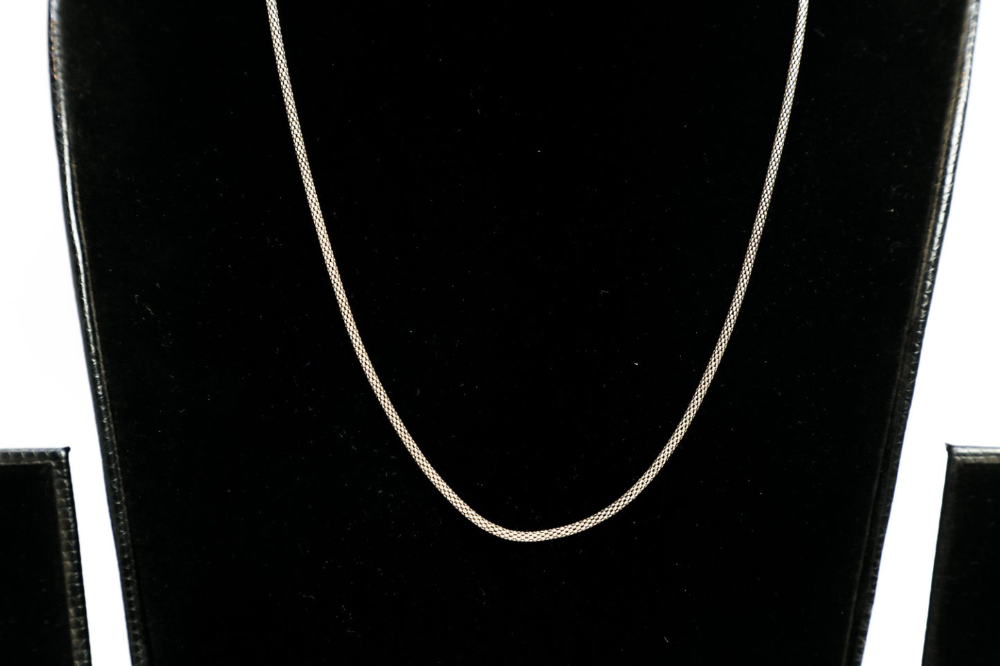 925 Oxidised silver popcorn chain small