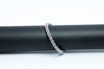925SS Twisted silver Italian white BR finished with white gold and yellow gold rhodium