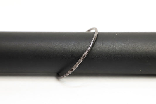 925SS Oxidised round kada bracelet