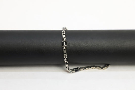 925SS GENTS onyx BR with interlocking technique