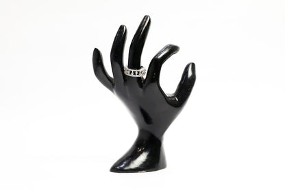 925 Sterling silver BVLGARI stone enamel ring