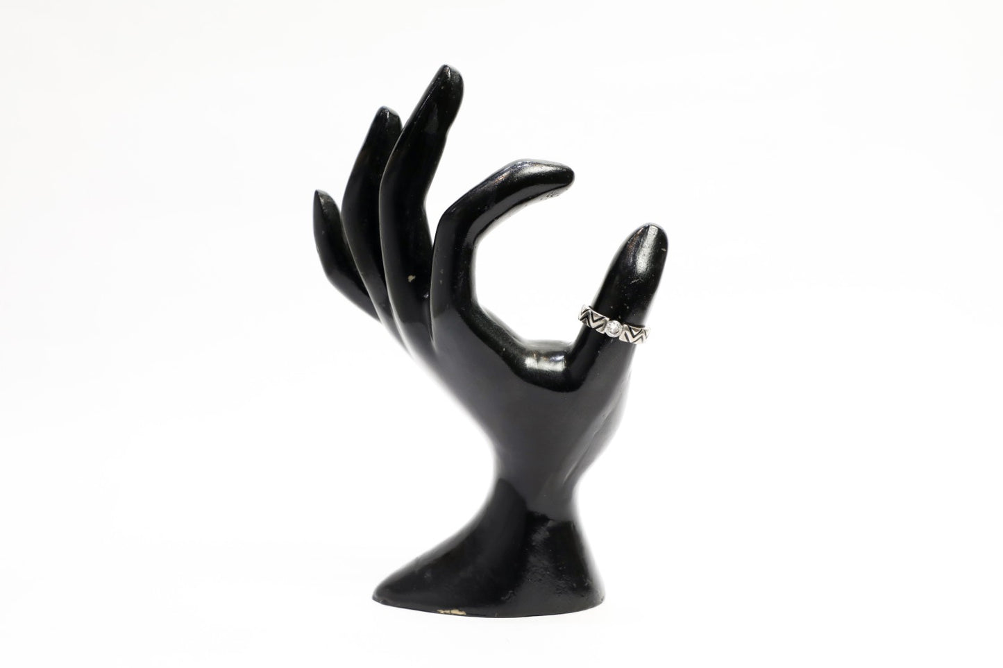 925 Sterling silver GENTS solitaire ring with enamel work