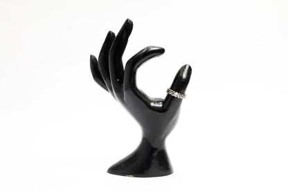 925 Sterling silver GENTS solitaire ring with enamel work