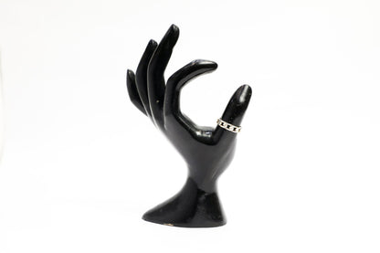 925 silver gents knot style band