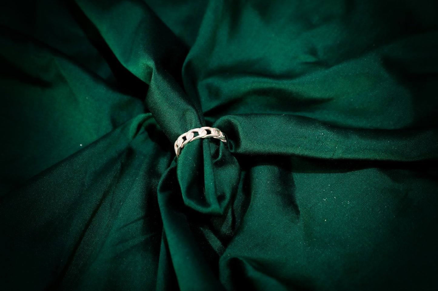 925 silver gents knot style band