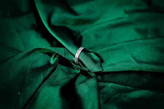 925 Sterling silver self cutting band