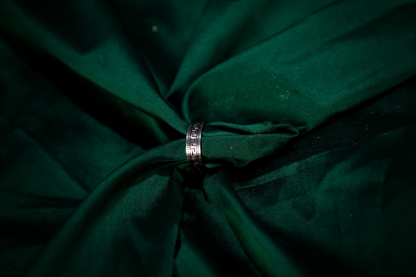 925 Sterling silver FENDI design gents band ring