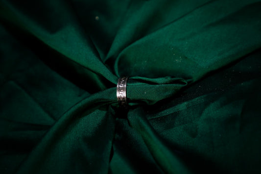 925 Sterling silver FENDI design gents band ring