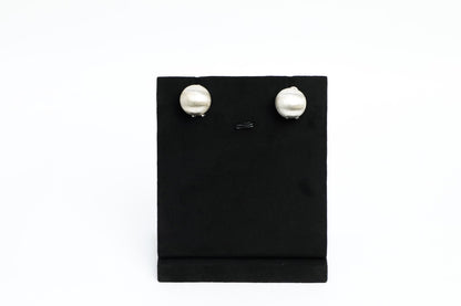 925sterling silver Matte finish round studs