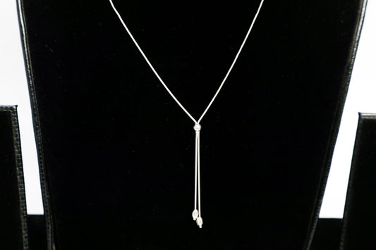 925 SS DROP LARIET chain