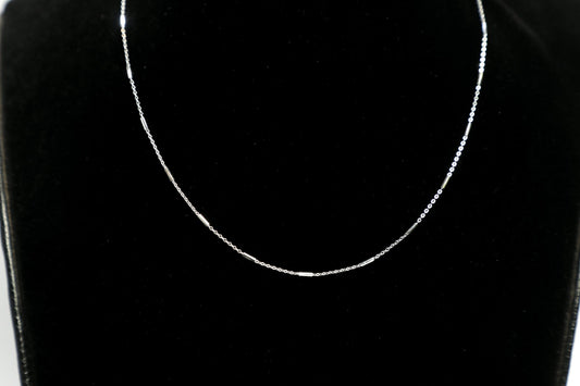 925 SS brick design chain