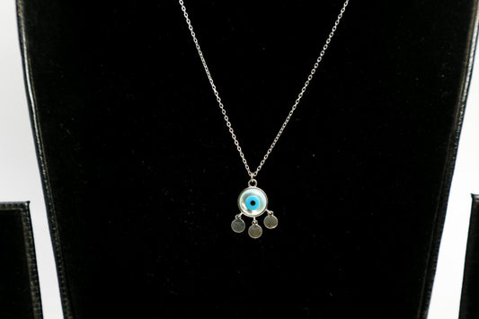 925 SS EVILS EYE Mother of pearl chain